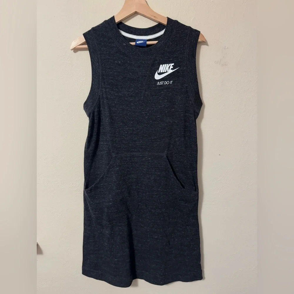 Nike gray tank dress Size Small